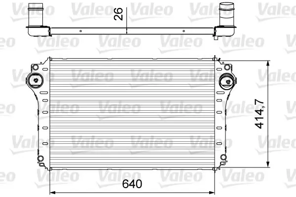 Turbo Radyatörü (Intercooler) 06-Avensis-Corolla 2.2