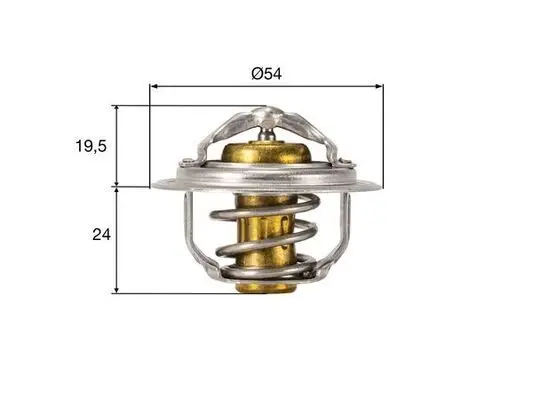 Termostat 82°C Polo.IV-Fabia-Ibiza-A4-A6-A5 1.4 16V-2.0 TDI *Caga-Bby-Bbz*