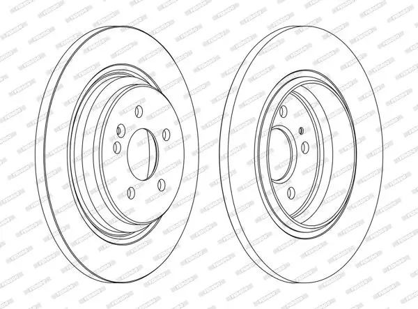 M.Benz W163 Arka Fren Diski Takım 2001-05 Y.M 1634230012