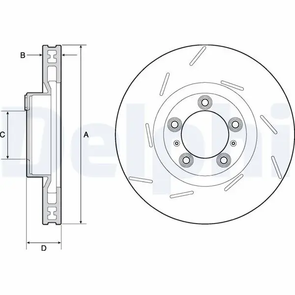 Disk Ön Sol (Ad) 10-Panamera Kaplamalı (Kutu&Fıyat:Tek) (Ø=360)