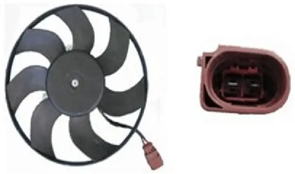 Fan Motoru Golf.V-Caddy.III 1.6Tdi-1.9Tdi-2.0 TDI + Ac (150W-295mm)
