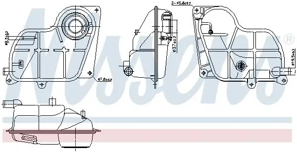 Yedek Su Deposu Kapaklı (Audi A4 95-97)