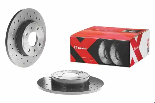 Fren Diski Ön Düz 240.5 mm-Xtra Line-Xtra (Fiat Tempra Tipo Doğan SLX 2000) Delikli