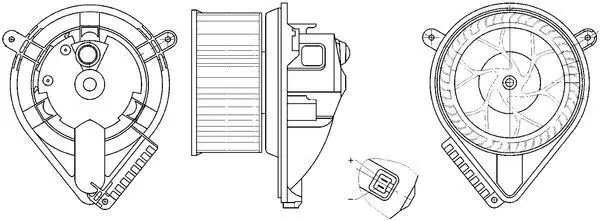 / Kalorifer Motoru Vito 638 (Ab272000s)