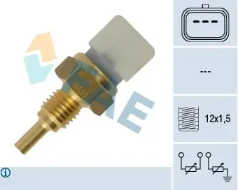 Hararet Müşürü Su Sıcaklık Müşürü (2 Fişli)