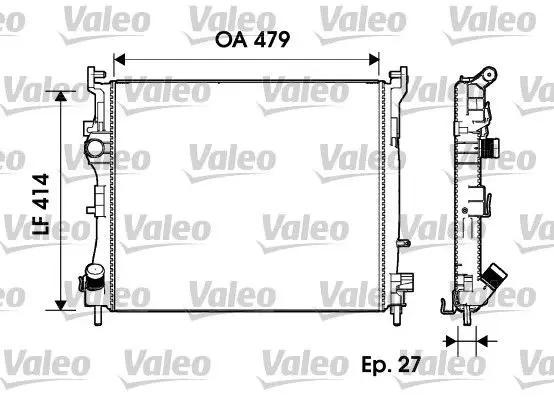 Radyatör Klimalı Mekanik (Renault Thalia 1.5 DCI 04-/ Clio II 1.5 DCI 04 -)
