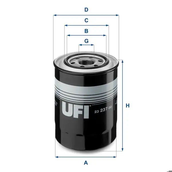Filtre Yağ-Uzun Tip-(Hyundai H100 / Starex / Mitsubishi: L300 / L200 Cr 2.5Dıd 07 > 09 / Mazda: B2500 96-99 Wl / Kia: Sorento 02 > 09 / Bongo 03-> K2500 Tcı) **O.E**