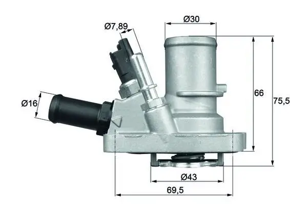 Termostat 06-Linea-G.Punto-Evo-Bravo 1.4İ 8V