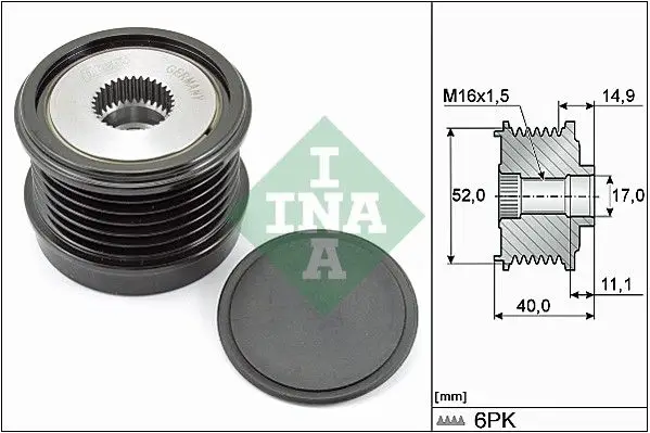 Alternatör Kasnağı Mercedes 172 / 204 / 205 / 212 / 213 / 447
