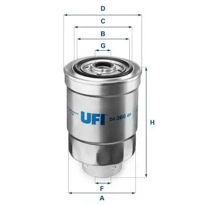 Filtre Mazot-(Hyundai: H100 / Starex 98 > 08 / Mitsubishi: L300-L200)
