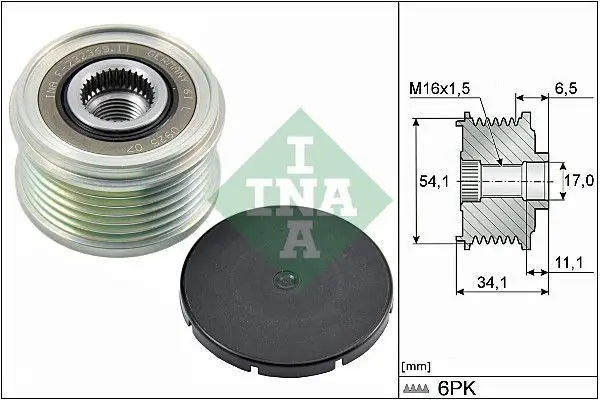Alternatör Kasnağı 01-Bxr-Exp-406-307-Jmp-Jpy-C5-C4 2.0Hdi