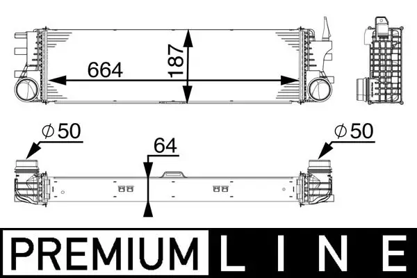 / M.Benz W447 Vito M651 İntercool Radyatörü 4475011301