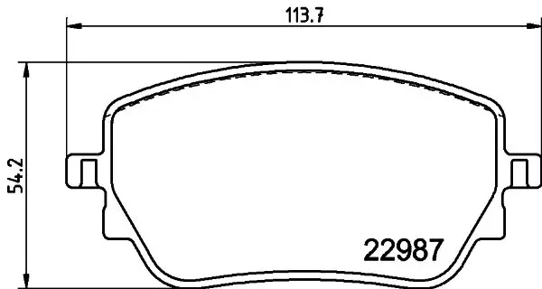 Fren Balatası Arka W118 / W177 / W247
