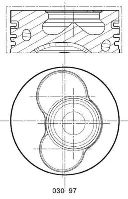Piston T5 2.5 TDI-Axd-Axe 1.2 Cyl (80,01mm Std)