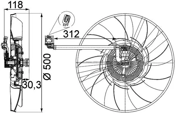 Fan Motoru 4.4V8-Tdv8 2002 >