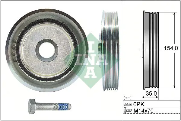 Krank Kasnağı Freelander II 06-(Kapak + Civata)