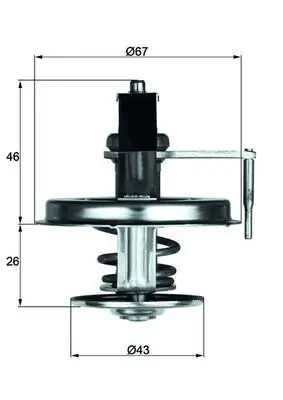 Termostat 84 C 116 / 117 107 / 126 E.M
