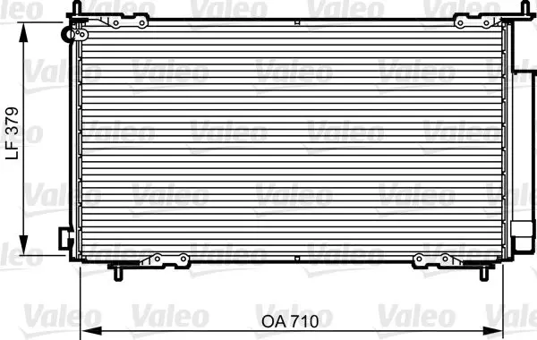 Klima Radyatörü (Kondenser) 02-07 Cr-V 2.0İ-2.2Ctdi