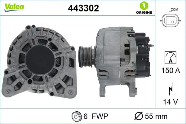 Alternatör Kmp 14-Qashqai-Kadjar 1.5 DCI
