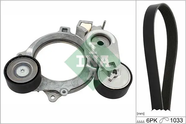 VW Golf VIII E TSI V-Kayış Gergisi İle V-Kayışı 05C903305-05E903159b (6Pk1034)