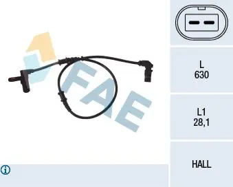 Ön ABS Sensörü. W215-220. Sağ-Sol…