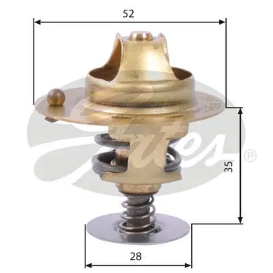 Termostat 78Cc Honda Civic 1990-2005 Accord 1990-2008 City 2003-2008 CRV 1995-2006 Hr V 1999->