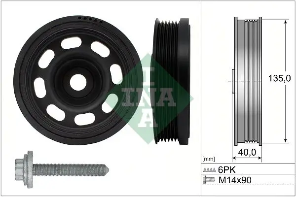 Krank Kasnağı VW Caddy Golf Passat Polo Tiguan Audi A3 Seat Leon Skoda Octavia