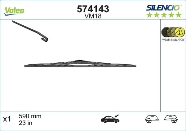 Silencio Vm18 (X1) (600 mm) BMW 5-7 Serileri (Yt)