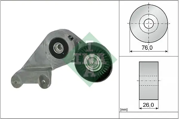 V Kayış Gergi Kolu (Renault:Laguna I 2.0 95-01 / Safrane II 2.0 2.5 20V 96-00 / Volvo:S70 2.0 97-00)