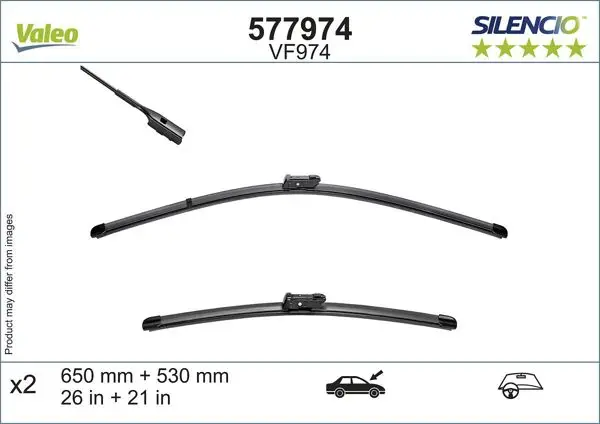 Silgi Süpürgesi Tk 65 + 53Cm 18-Touareg-Cayenne-Range Rover