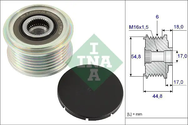 Alternatör Kasnağı Renault Clio-Megan-Kango-Laguna-Scenic 01-1.5