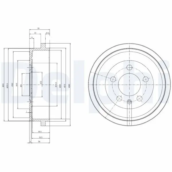 Arka Fren Kampanası-200mm (VW Polo 02-18 Seat Ibiza 02-17 Skoda Fabia 00-15)