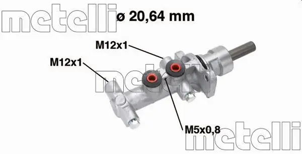 / Ana Merkez Alüminyum Arka 20,64mm (Opel Vivaro 1.9 Dtı 2.0 CDTI 2001-/ Renault Traffic II 1.9 D)