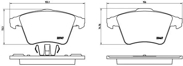 Ön Fren Balatası 20.00mm VW Transporter