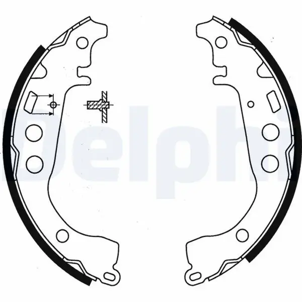 Balata Fren Pabuç Arka-(Toyota: Yaris 99-05 1.0-1.3)