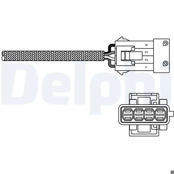 Oksijen Sensörü (Citroen: C2 / C3 / C4 1.4 Peugeot: 206 / 207 / 307 1.4 1.6)