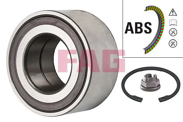 Teker Rulmanı Ön ABS Li Duster Clio V Duster II Fluence Megane III Scenic III Megane IV Xgb41793r02