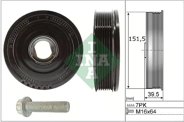 Krank Kasnağı (Mercedes Om626 / W205)