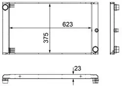 Su Radyatörü E60 / N47 / M47 / M57n Otomatik