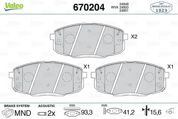 Fren Balata Arka 06-Acc.Era- i30-Rio-Ceed