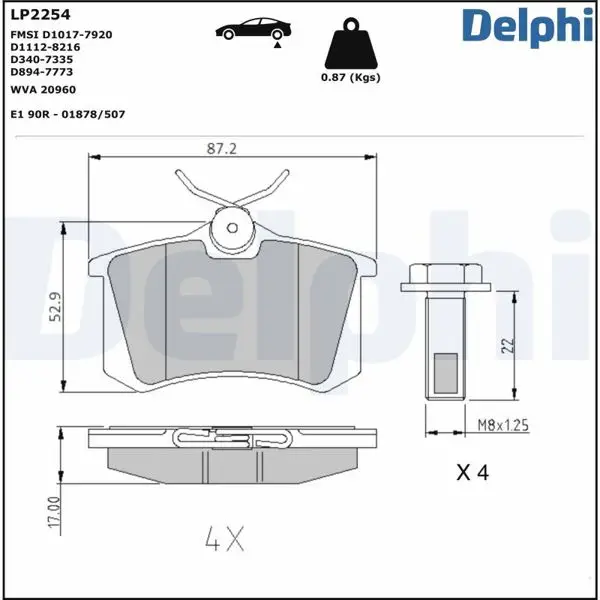 Fren Balata Arka Clio III (Br0 / 1, Cr0 / 1) 05-141.2 16V 1.2 16V (Br02, Br0j, Br11, Cr02, Cr0j, Cr11) 1.2 16V 1.2 16V (Br0r, Br1d, Br1l, Cr0r) 1.2 16V (Br0p, Cr0p) 2.0 16V Sport Clio III Grandtour (Kr0 / 1_) 07-141.2 16V (Kr02, Kr0j) 1.2 16V (Kr0e) 1.2 16V (Kr0p) 1.2 16V Hi-Flex (Kr0s) 1.2 16V Hi-Flex (Kr1u) Clio IV (Bh_) 12-1.6 Rs (Bhj4, Bhj6, Bhmm) 1.6 Rs Trophy (Bhj4, Bhj6) Fluence (L3_) 10-1.6 16V (L301, L30p, L30r) Z.E. 1.6 16V (L301, L30f, L30p, L30r) 2.0 16V (L30c, L30g, L30t, L30v) 1.5 
