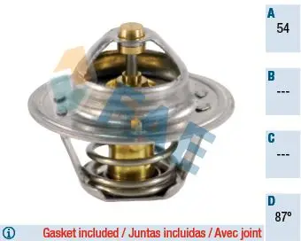 Termostat 88 Derece Accent 1,3-1,5-1.6 Benzinli 2000-2005 Getz 1,3-1.4 Benzinli 2002-> / Micra 1992
