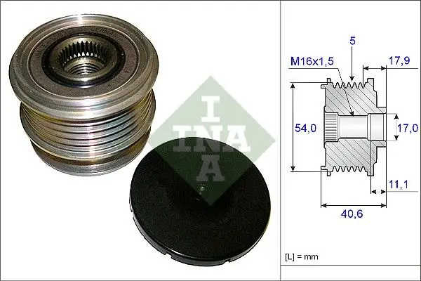 Alternatör Kasnağı (Ford:Mondeo 2.5 03.07- Volvo)