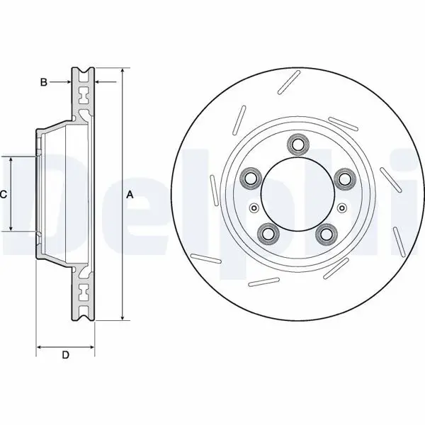 Disk Arka Sol (Ad) 10-Panamera Kaplamalı (Kutu&Fıyat:Tek) (Ø=330)