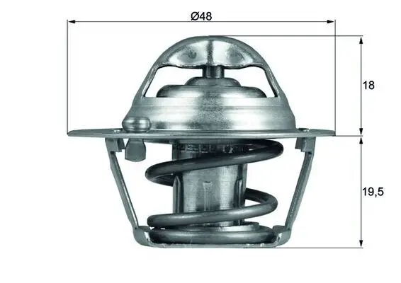Termostat 74 °C 04-Focus 1.4-1.6