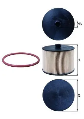 Mazot Filtresi 05 > 307-308-407-607-C4-C5-Expert-Scd-Jmp-S40 2.0 HDI 120-140Hp