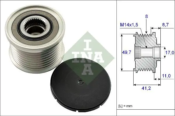 Alternatör Gergi Rulmanı Cheroke 2,7 Crd 3,1 TD 3,0 Crd