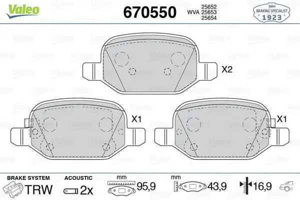 Fren Balata Arka 13-500L