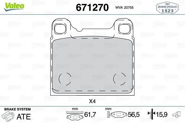 Fren Balata Arka 97-S70-V70-C70
