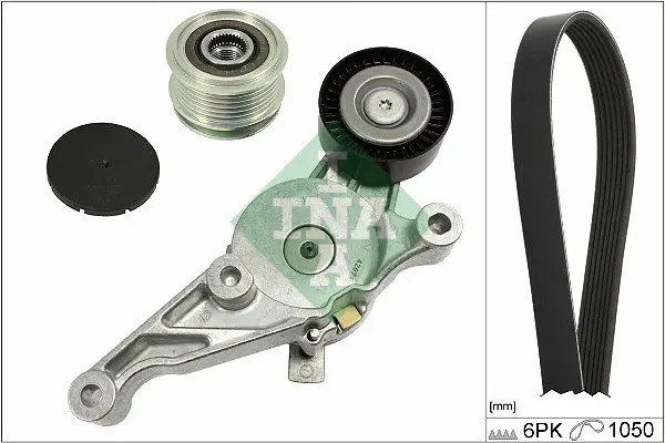 Kanallı V Kayış Seti (VW Caddy 1.9 TDI-2.0 Sdı 04-10-Golf V 1.9 TDI 03-08 / Audi A3 1.9 03-10)